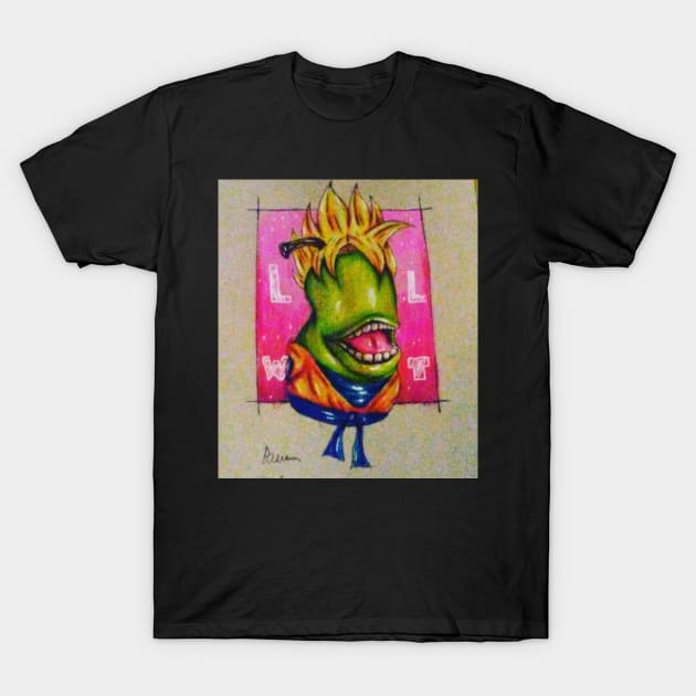 lol wut pear T-Shirt by Saquanarts